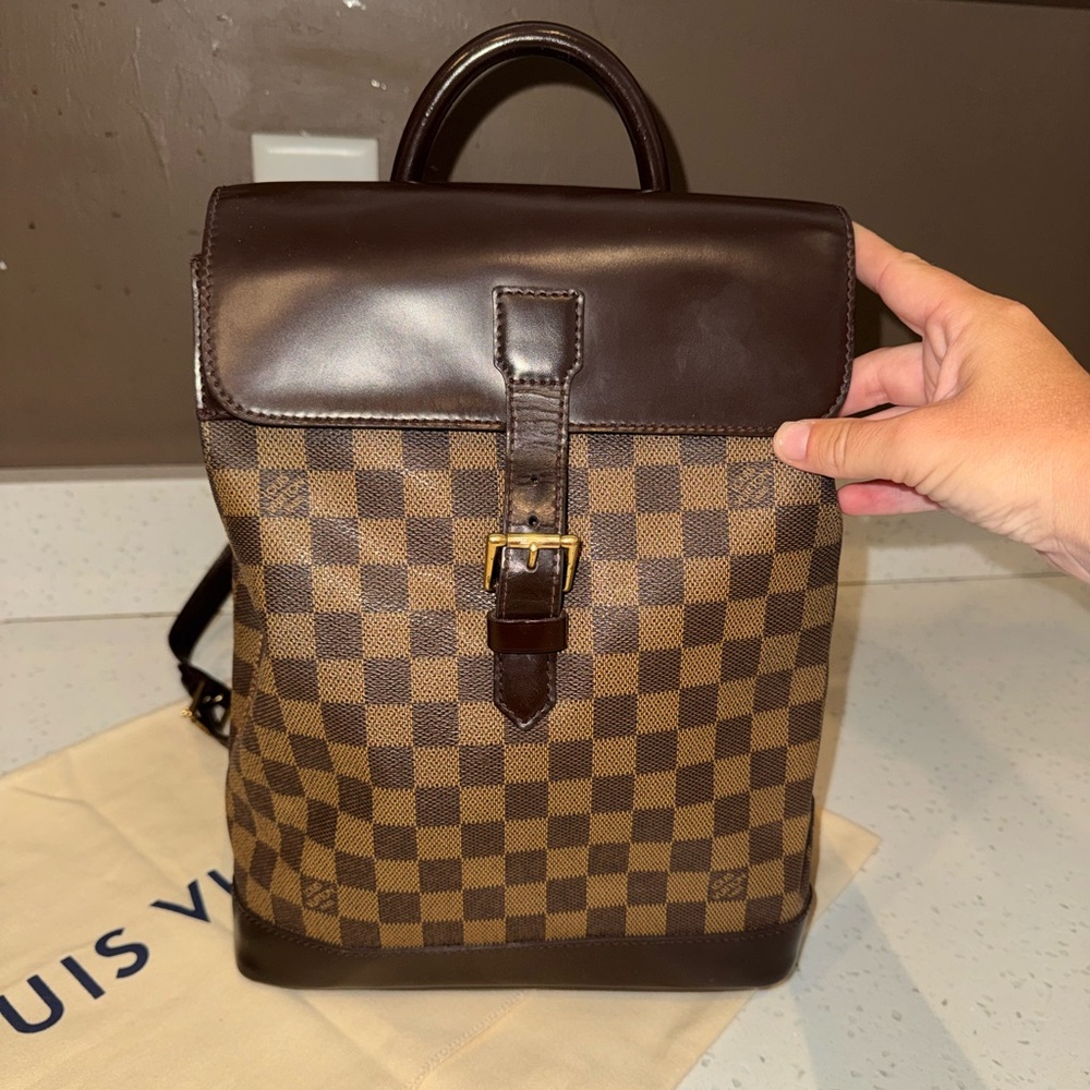 Damier Ebene Soho Backpack